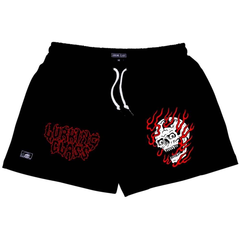 FANG WOMENS SWEAT SHORT - BLACK